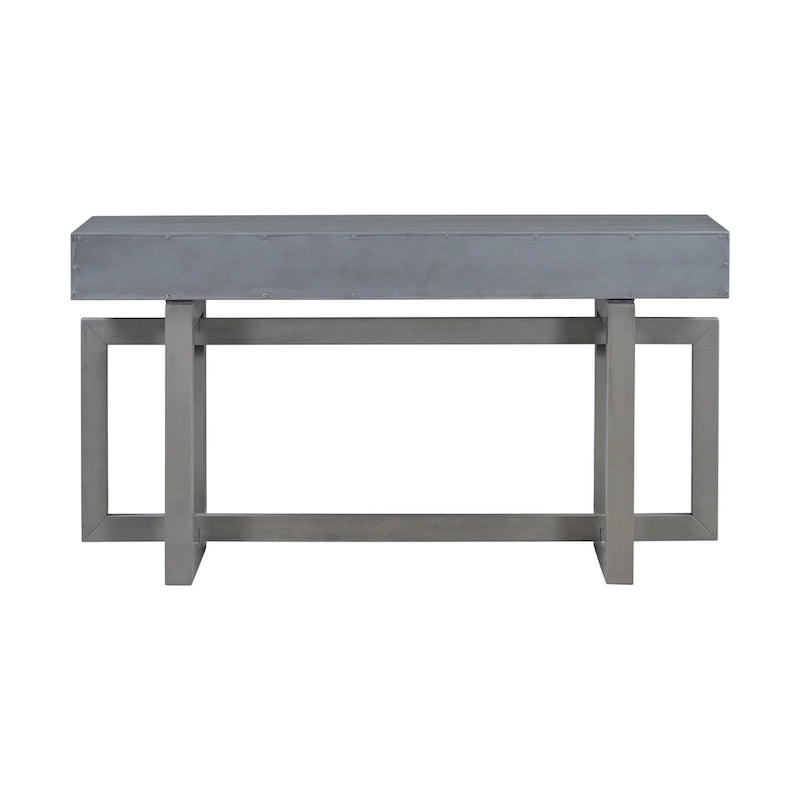 Consolle moderna da 57 con tre cassetti e design unico delle gambe per ingresso, corridoio e soggiorno