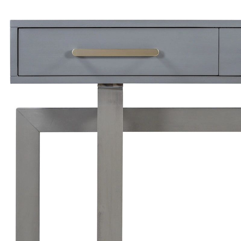 Consolle moderna da 57 con tre cassetti e design unico delle gambe per ingresso, corridoio e soggiorno