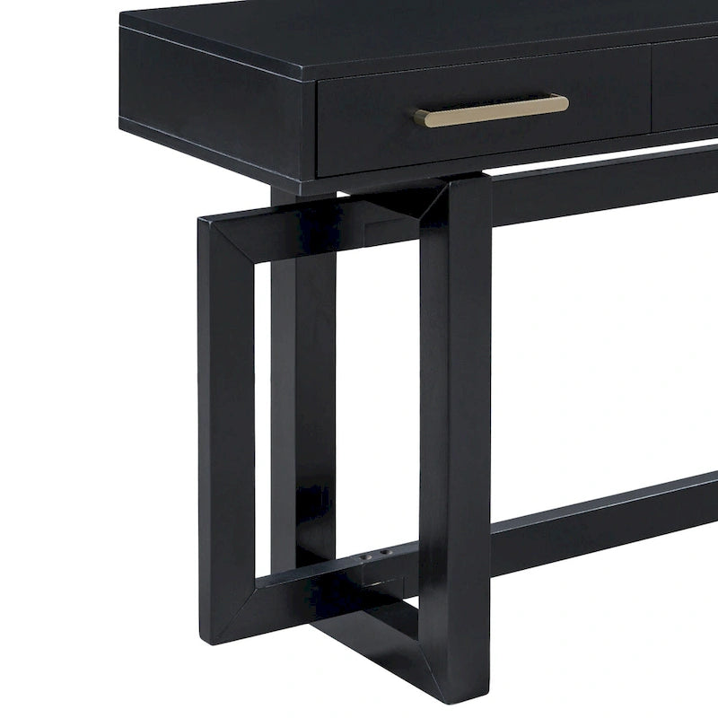 Consolle moderna da 57 con tre cassetti e design unico delle gambe per ingresso, corridoio e soggiorno