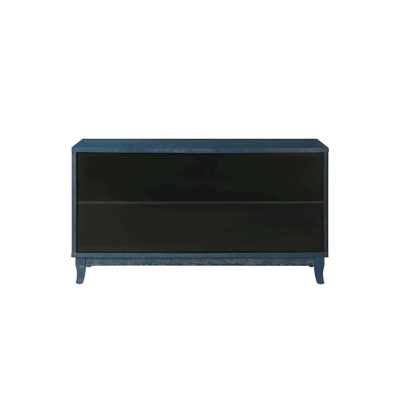 Mobile contenitore decorativo con 4 ante in rattan