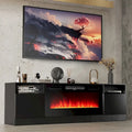 Mueble para TV con chimenea de 70 y chimenea eléctrica de 36
