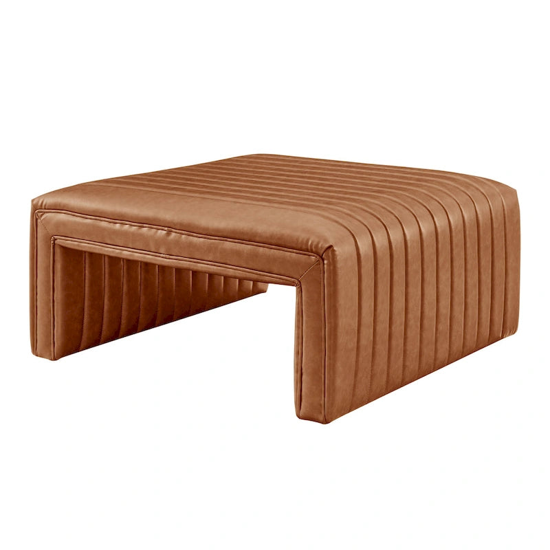 Mesa de centro de cuero sintético