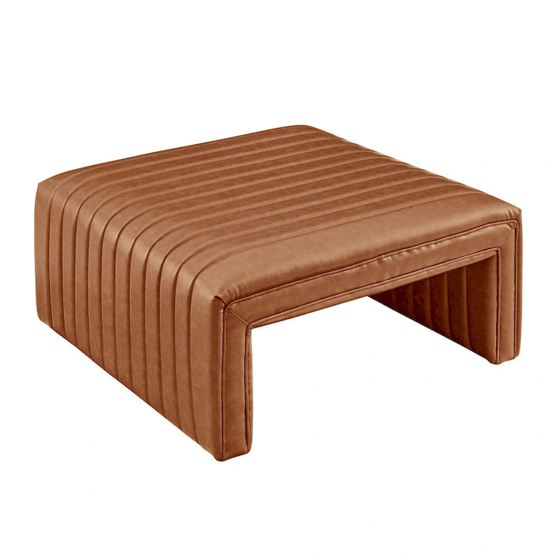 Mesa de centro de cuero sintético