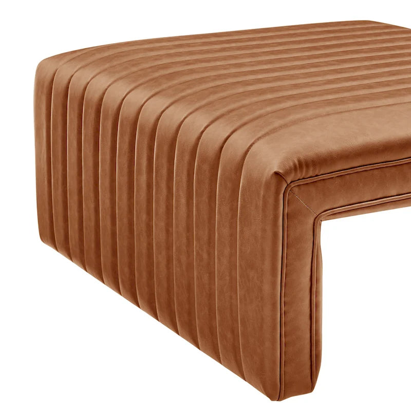 Mesa de centro de cuero sintético