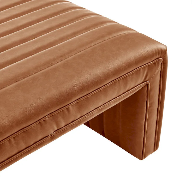 Mesa de centro de cuero sintético