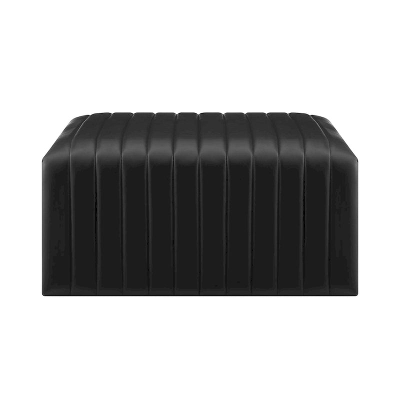 Mesa de centro de cuero sintético