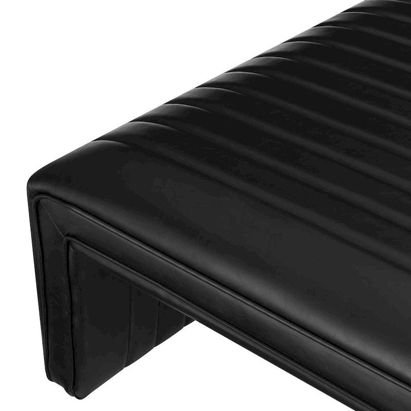 Mesa de centro de cuero sintético