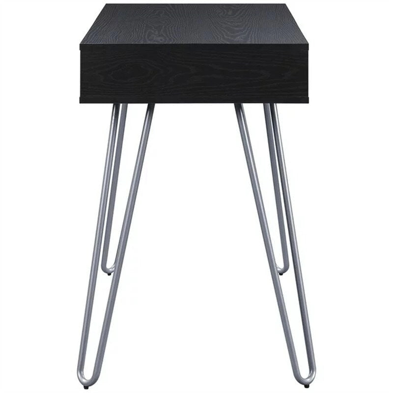 Scrivania minimalista con gambe a forcina