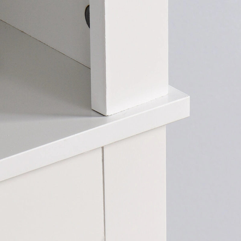 Armario de almacenamiento de madera para baño sobre el inodoro, ahorra espacio - 23.62 x 7.72 x 67.32 pulgadas