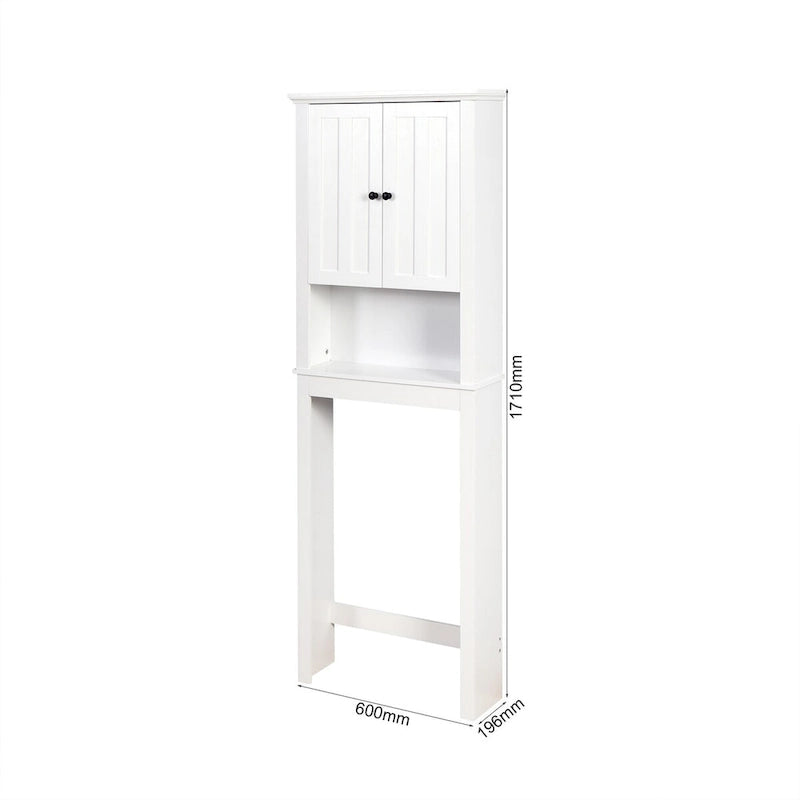 Armario de almacenamiento de madera para baño sobre el inodoro, ahorra espacio - 23.62 x 7.72 x 67.32 pulgadas