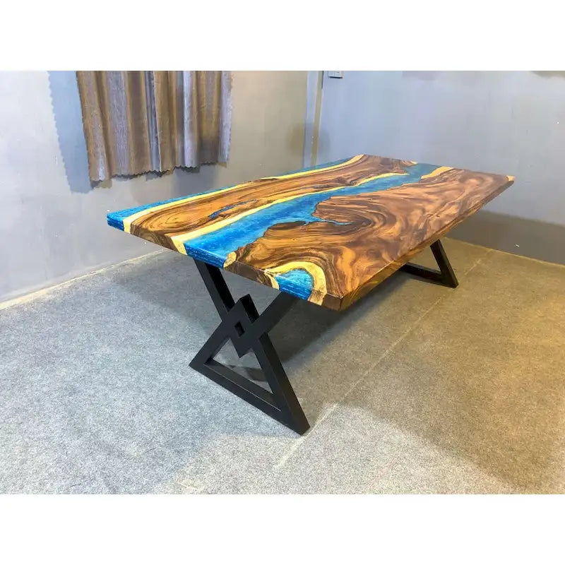 Mesa de comedor de epoxi de 90
