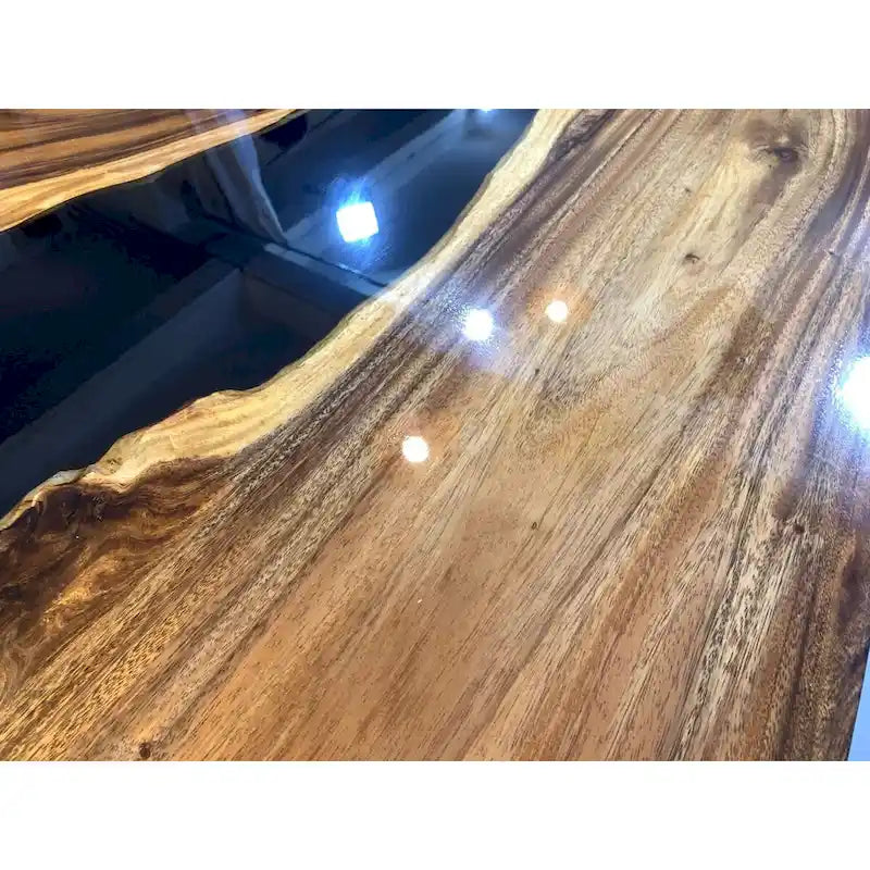 Mesa de comedor de epoxi de 90